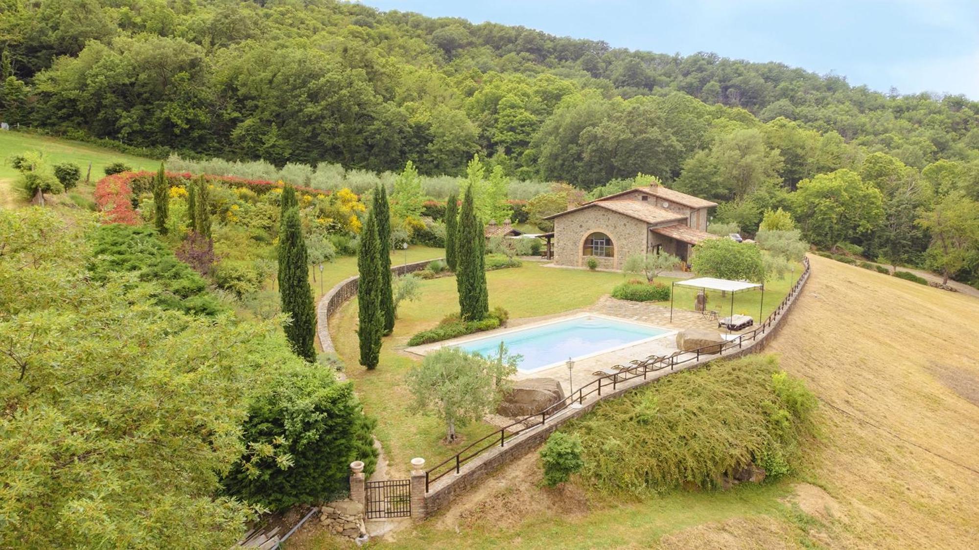 Villa Elisa - Private Pool & Airco Near Reschio Castle Lugnano Exterior photo